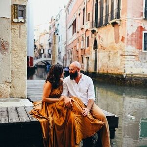 Elegant Gold Dress - Joyfolie Brand only worn once!